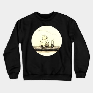 Bear | An adventure was going to happen | Vintage Crewneck Sweatshirt